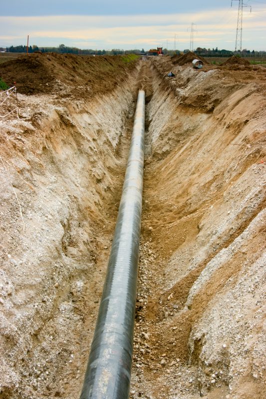 Gas Line Relocation detail